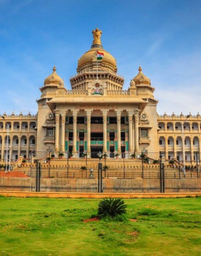 Vidhana Soudha Bangalore — 10 minute walk from Alpha Suites